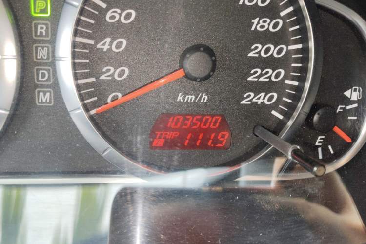 Used Mazda 6 2013 2.0L Automatic Fashion Edition Odometer Close Up