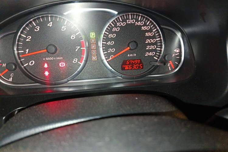 Used Mazda 6 2013 2.0L Automatic Fashion Edition Odometer Close Up