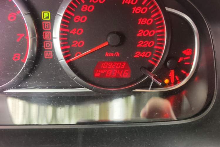 Used Mazda 6 2013 2.0L Automatic Ultra-Luxury Model Odometer Close Up