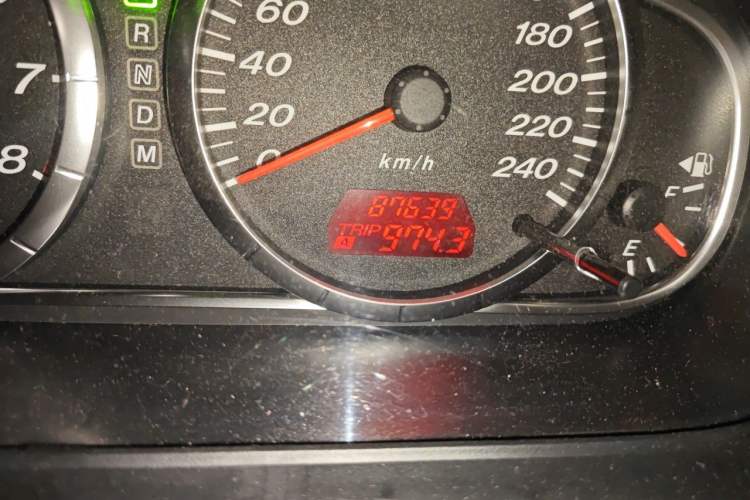 Used Mazda 6 2013 2.0L Automatic Fashion Edition Odometer Close Up