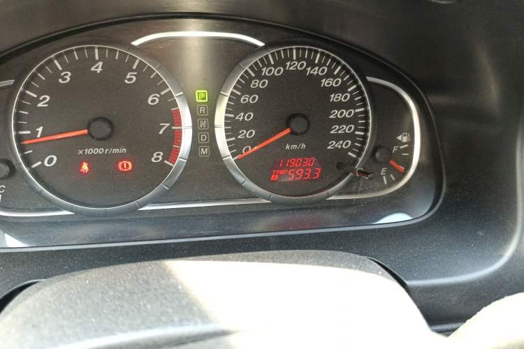 Used Mazda 6 2013 2.0L Automatic Fashion Edition Odometer Close Up
