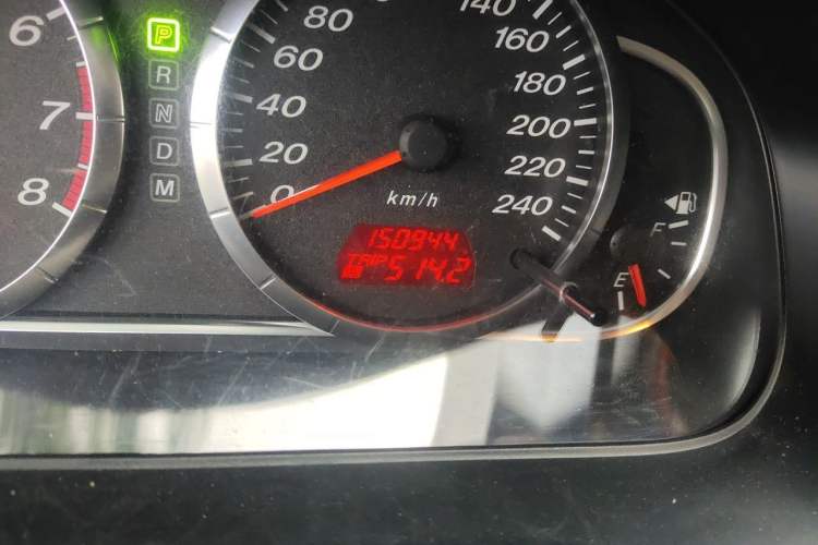 Used Mazda 6 2013 2.0L Automatic Fashion Edition Odometer Close Up