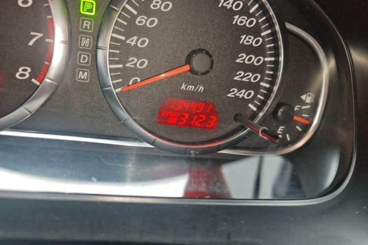 Used Mazda 6 2013 2.0L Automatic Fashion Edition Odometer Close Up