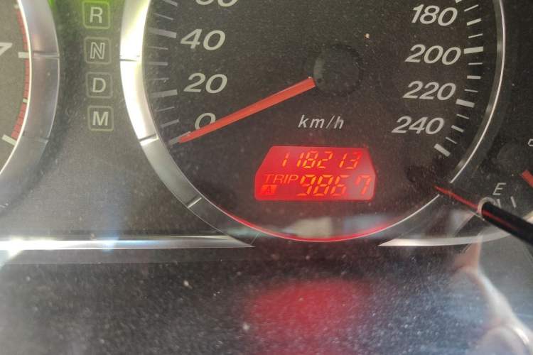 Used Mazda 6 2013 2.0L Automatic Fashion Edition Odometer Close Up