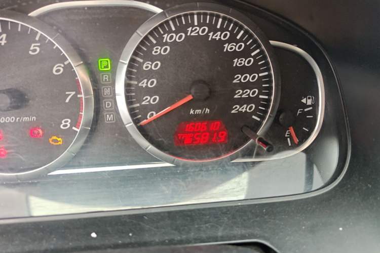 Used Mazda 6 2013 2.0L Automatic Fashion Edition Odometer Close Up