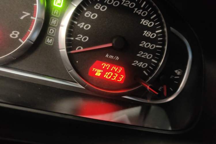 Used Mazda 6 2013 2.0L Automatic Fashion Edition Odometer Close Up