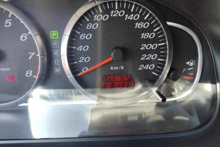 Used Mazda 6 2013 2.0L Automatic Fashion Edition Odometer Close Up