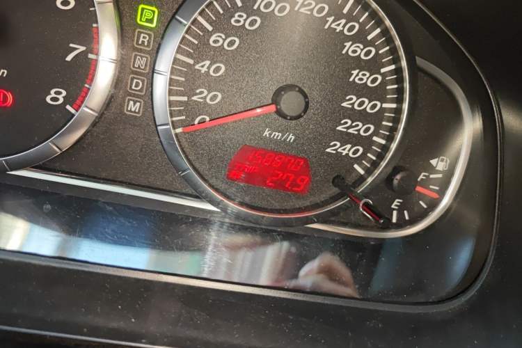 Used Mazda 6 2013 2.0L Automatic Fashion Edition Odometer Close Up