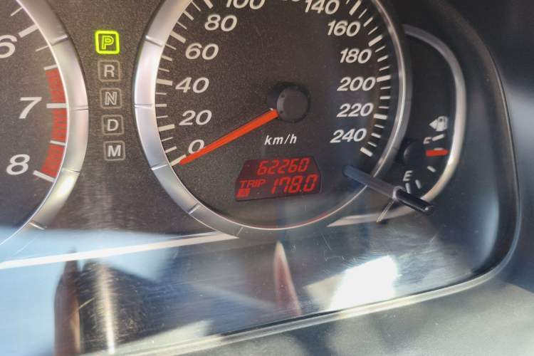 Used Mazda 6 2013 2.0L Automatic Fashion Edition Odometer Close Up