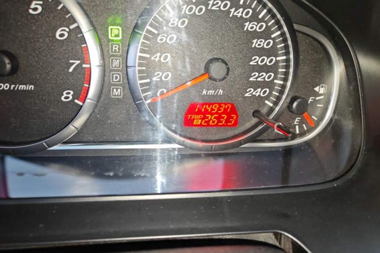 Used Mazda 6 2013 2.0L Automatic Fashion Edition Odometer Close Up
