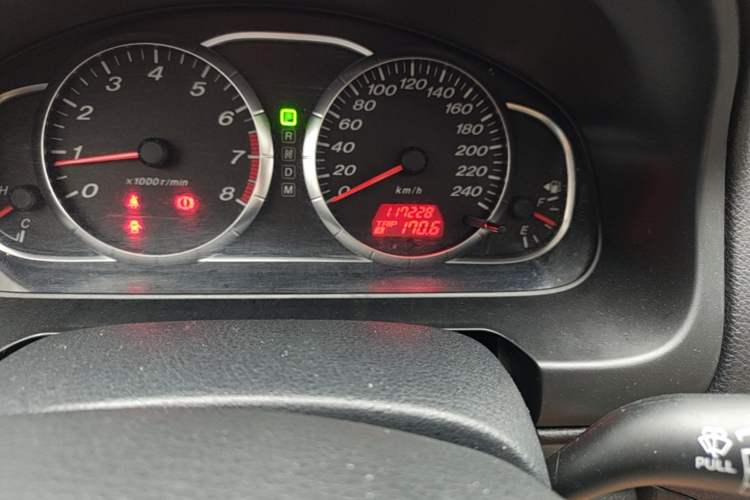 Used Mazda 6 2013 2.0L Automatic Fashion Edition Odometer Close Up