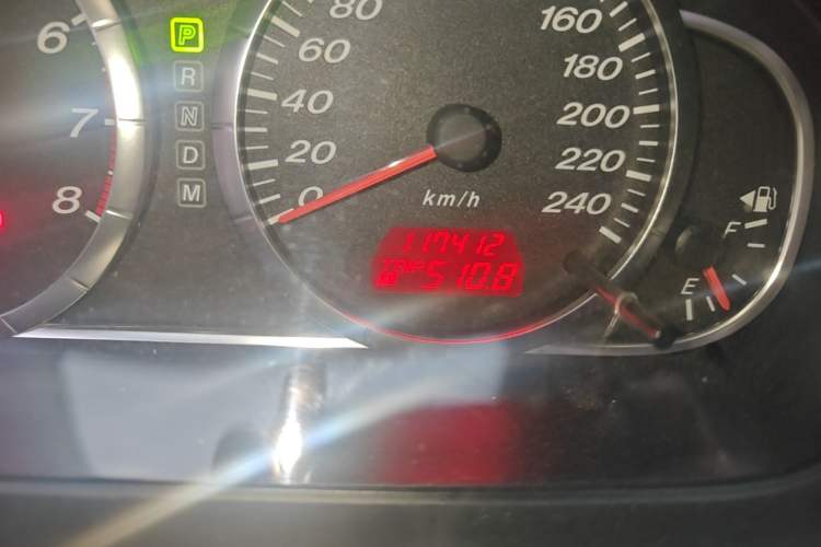 Used Mazda 6 2013 2.0L Automatic Fashion Edition Odometer Close Up