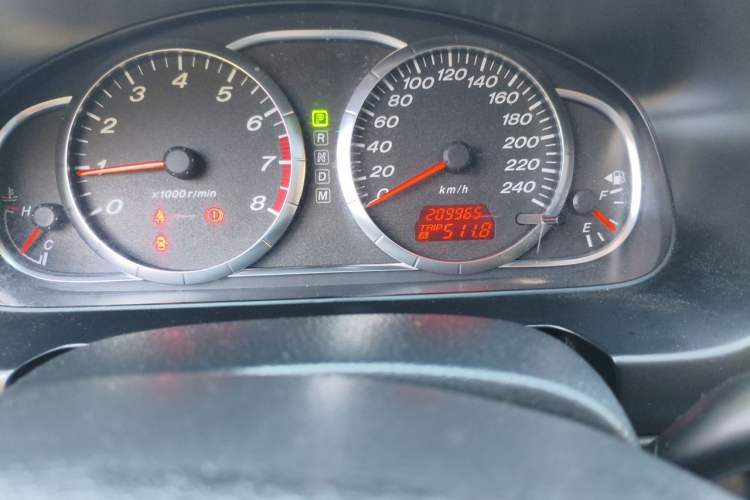Used Mazda 6 2013 2.0L Automatic Fashion Edition Odometer Close Up