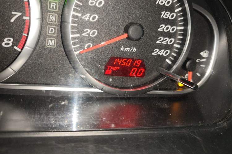 Used Mazda 6 2013 2.0L Automatic Fashion Edition Odometer Close Up