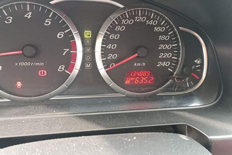 Used Mazda 6 2013 2.0L Automatic Fashion Edition Odometer Close Up