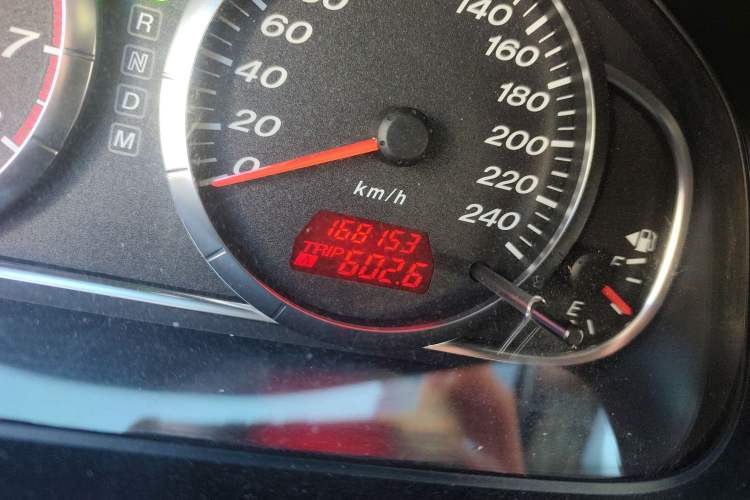 Used Mazda 6 2013 2.0L Automatic Fashion Edition Odometer Close Up