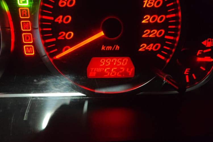 Used Mazda 6 2013 2.0L Automatic Fashion Edition Odometer Close Up