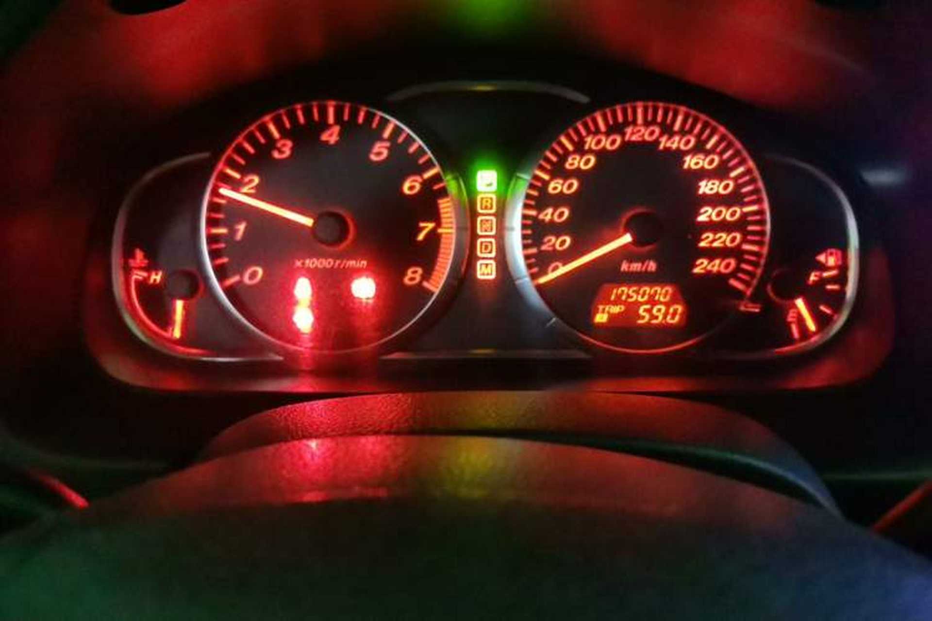 Used Mazda 6 2013 2.0L Automatic Fashion Edition Odometer Close Up
