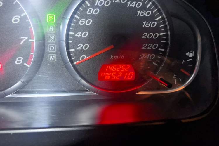 Used Mazda 6 2013 2.0L Automatic Fashion Edition Odometer Close Up