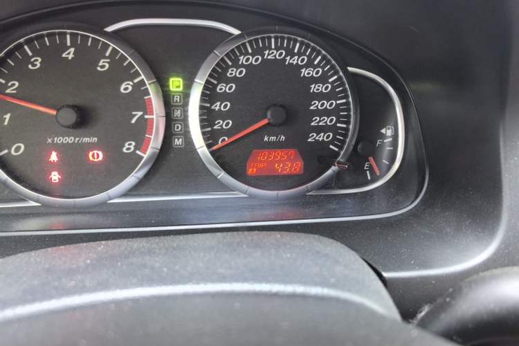 Used Mazda 6 2013 2.0L Automatic Fashion Edition Odometer Close Up
