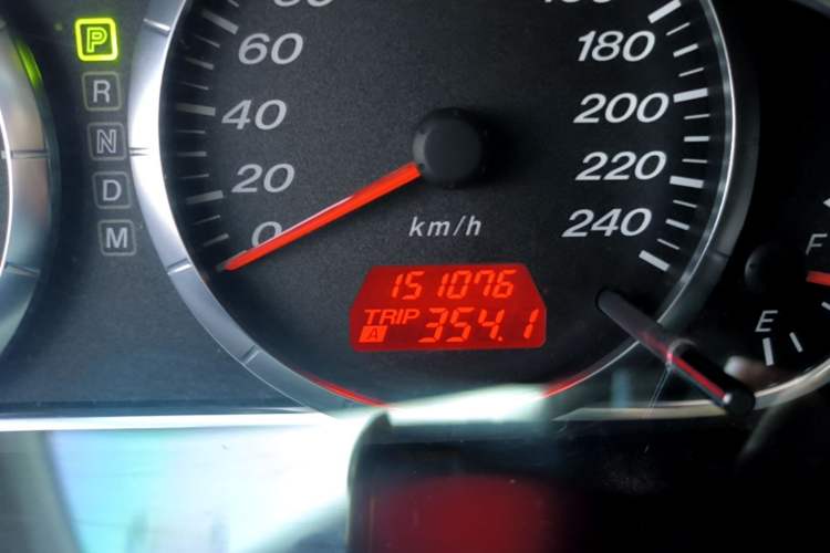 Used Mazda 6 2013 2.0L Automatic Fashion Edition Odometer Close Up