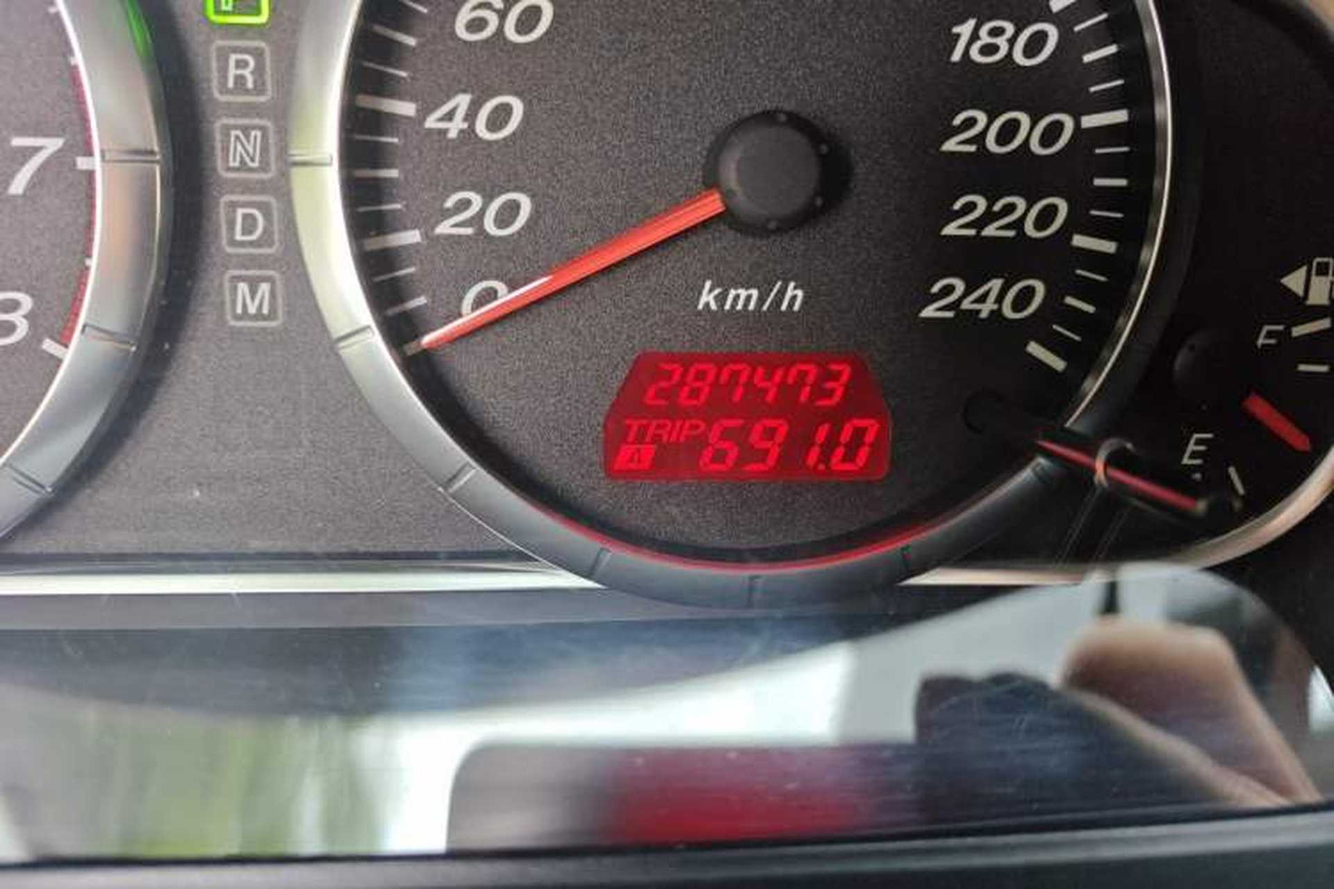 Used Mazda 6 2013 2.0L Automatic Fashion Edition Odometer Close Up