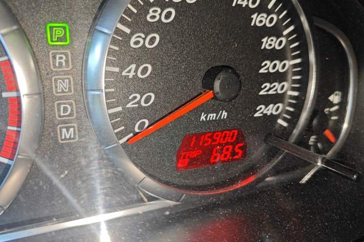 Used Mazda 6 2013 2.0L Automatic Fashion Edition Odometer Close Up