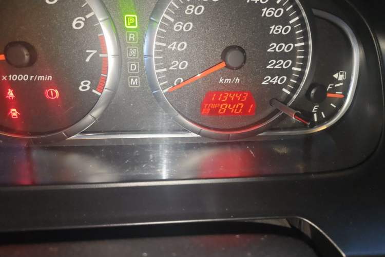 Used Mazda 6 2013 2.0L Automatic Fashion Edition Odometer Close Up