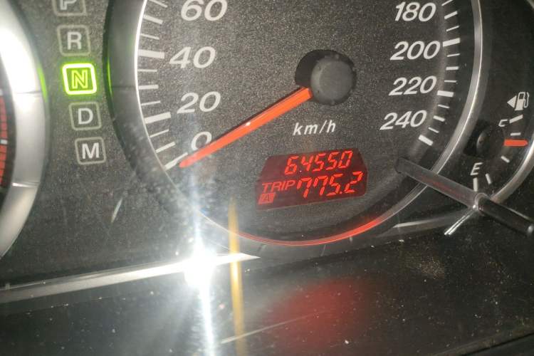 Used Mazda 6 2013 2.0L Automatic Fashion Edition Odometer Close Up