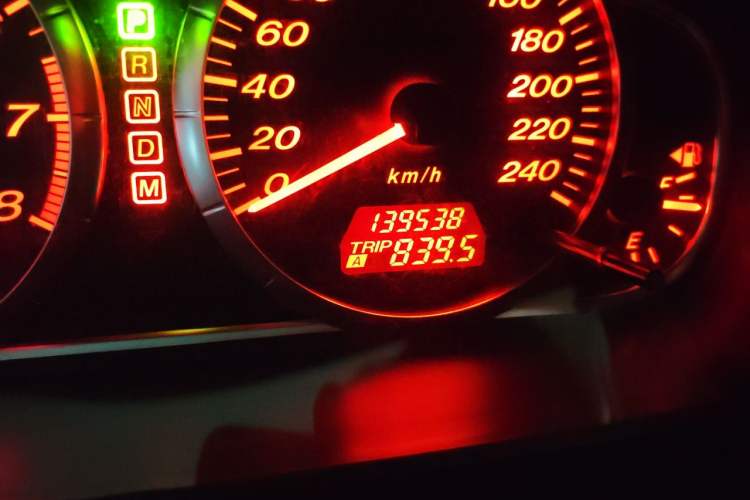 Used Mazda 6 2013 2.0L Automatic Fashion Edition Odometer Close Up