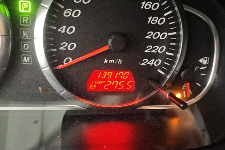 Used Mazda 6 2013 2.0L Automatic Fashion Edition Odometer Close Up