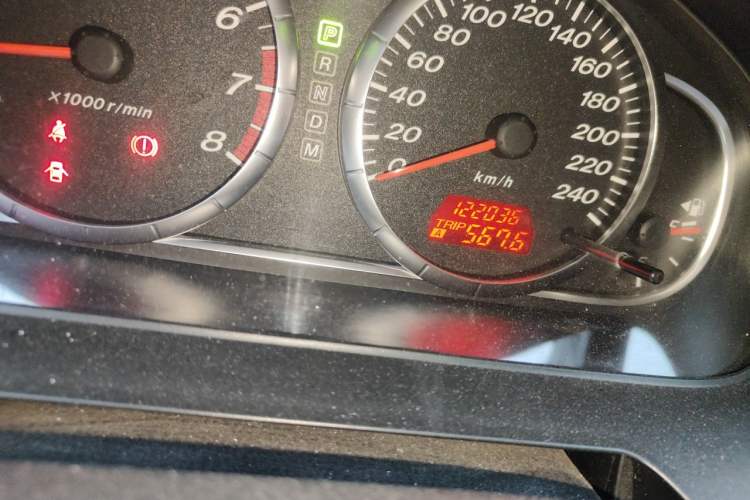 Used Mazda 6 2013 2.0L Automatic Fashion Edition Odometer Close Up