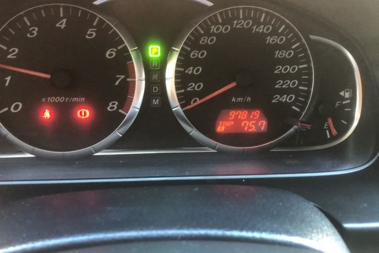 Used Mazda 6 2013 2.0L Automatic Fashion Edition Odometer Close Up