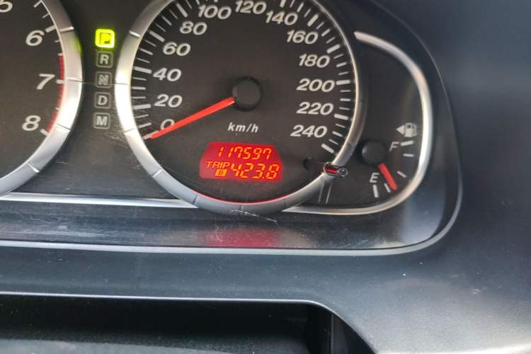 Used Mazda 6 2013 2.0L Automatic Fashion Edition Odometer Close Up