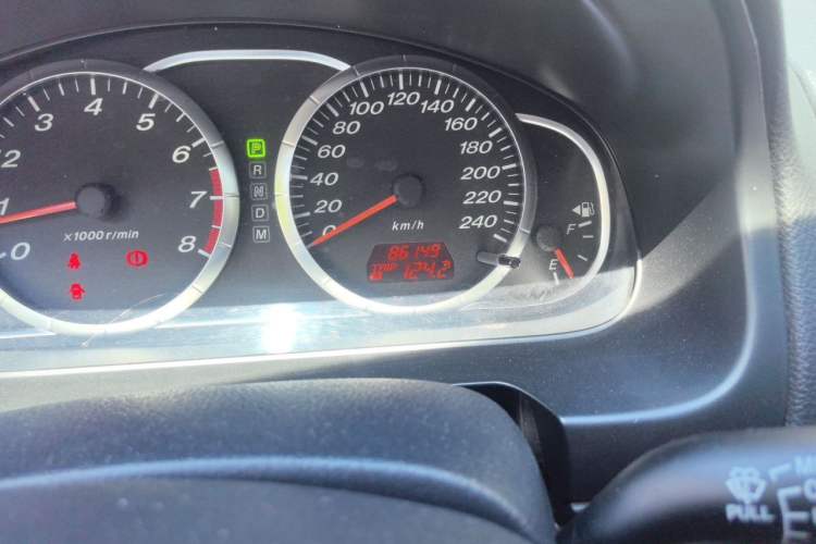 Used Mazda 6 2013 2.0L Automatic Fashion Edition Odometer Close Up