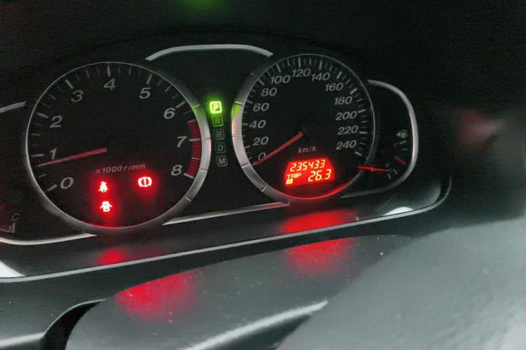 Used Mazda 6 2014 2.0L Automatic Classic Version Odometer Close Up