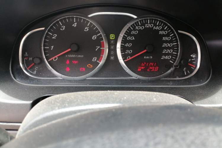 Used Mazda 6 2014 2.0L Automatic Classic Version Odometer Close Up
