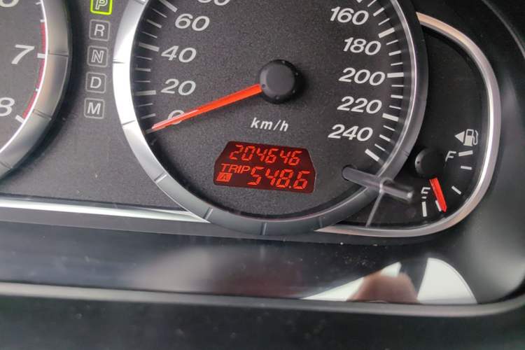 Used Mazda 6 2014 2.0L Automatic Classic Version Odometer Close Up