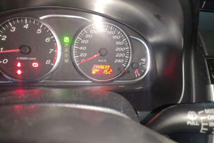 Used Mazda 6 2014 2.0L Automatic Classic Version Odometer Close Up