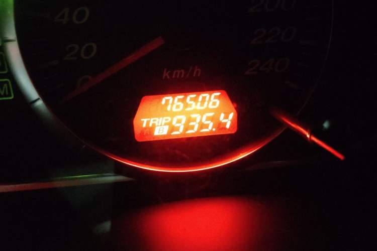 Used Mazda 6 2015 2.0L Automatic Fashion Edition Odometer Close Up