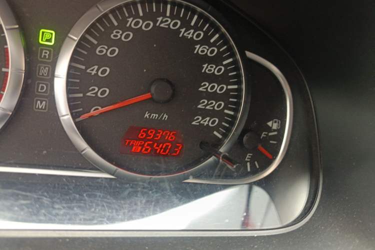 Used Mazda 6 2015 2.0L Automatic Classic Version Odometer Close Up