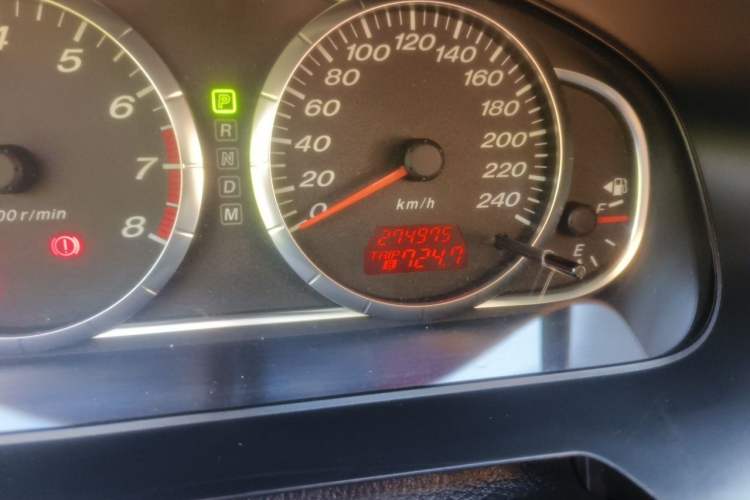 Used Mazda 6 2015 2.0L Automatic Classic Version Odometer Close Up