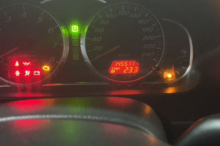 Used Mazda 6 2015 2.0L Automatic Fashion Edition Odometer Close Up