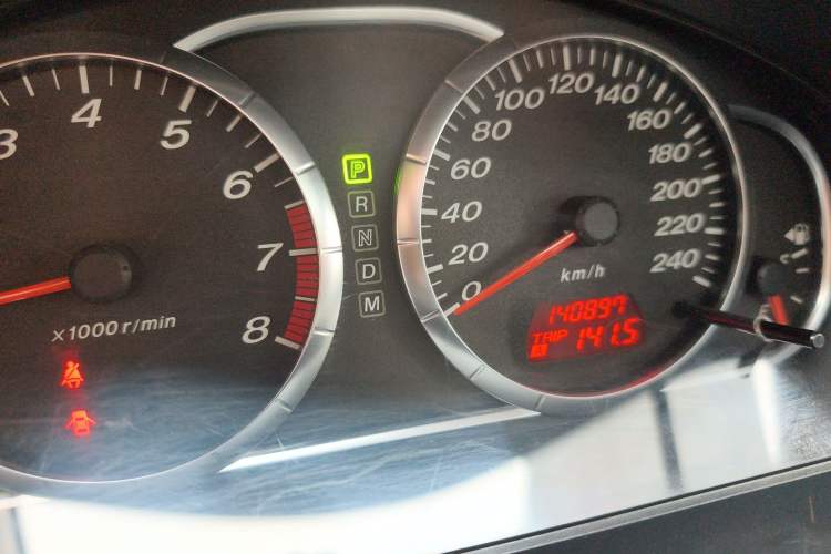 Used Mazda 6 2015 2.0L Automatic Classic Version Odometer Close Up