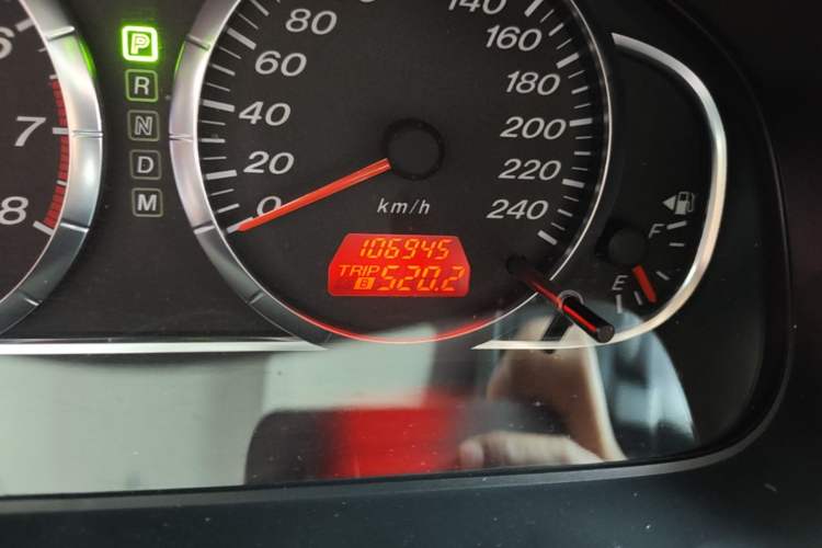 Used Mazda 6 2015 2.0L Automatic Fashion Edition Odometer Close Up