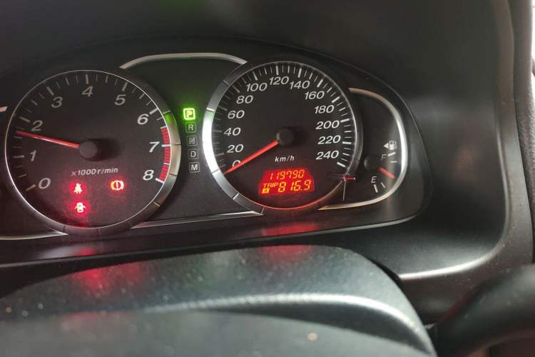 Used Mazda 6 2015 2.0L Automatic Classic Version Odometer Close Up