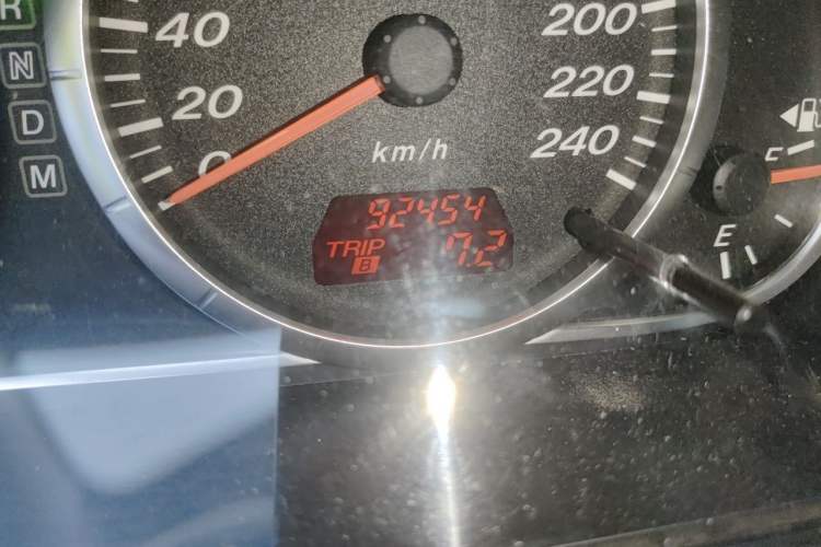Used Mazda 6 2015 2.0L Automatic Classic Version Odometer Close Up