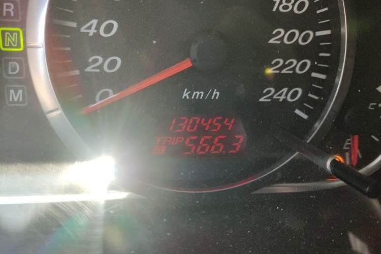 Used Mazda 6 2015 2.0L Automatic Fashion Edition Odometer Close Up