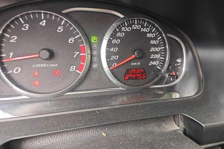 Used Mazda 6 2015 2.0L Automatic Fashion Edition Odometer Close Up