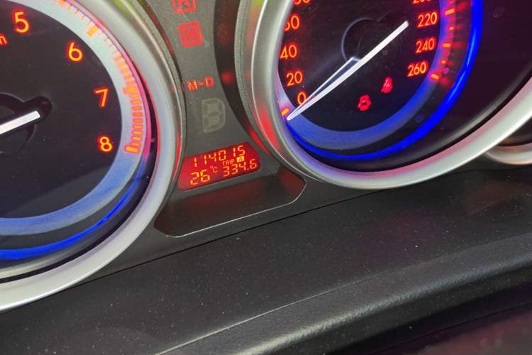 Used Mazda 6 2015 2.0L Automatic Elite Edition Odometer Close Up